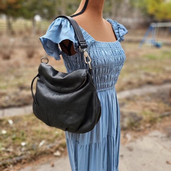 MARGOT Black Leather Shoulder Bag Pre-owned - Picture 2 of 10